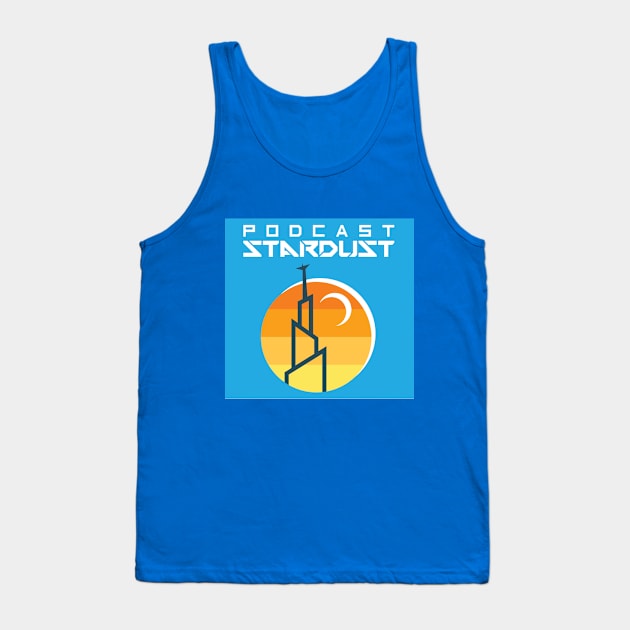 Podcast Stardust Beachy Logo Tank Top by PodcastStardust